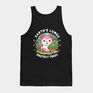 Earth's lungs protect Trees Tank Top